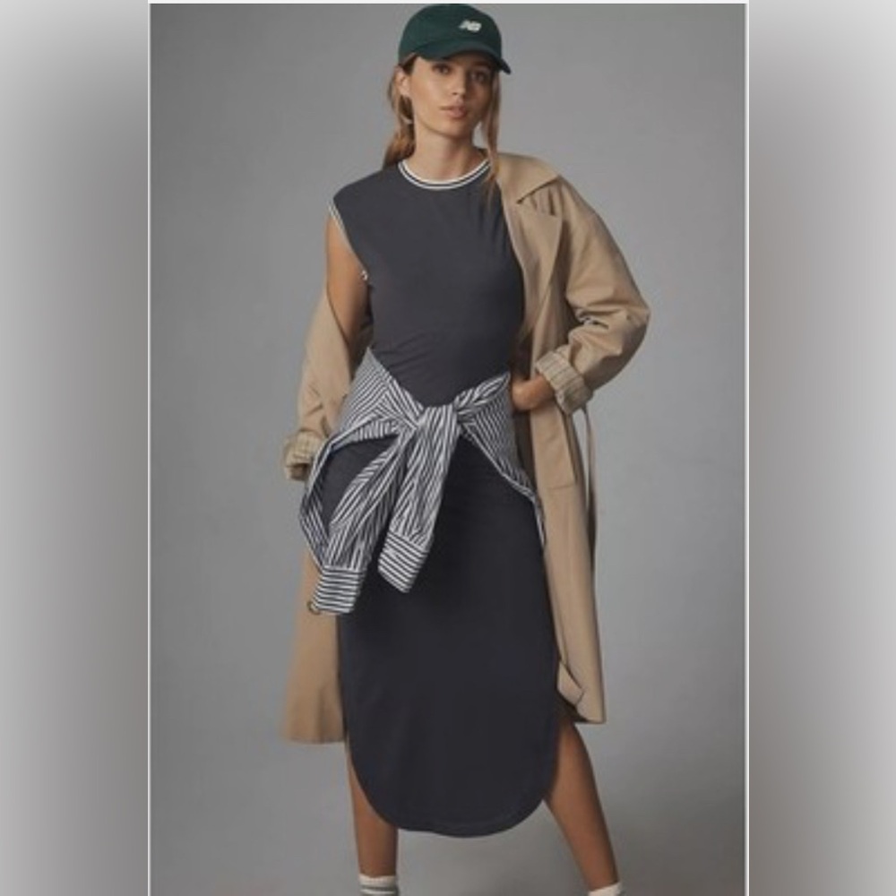 Anthropologie grey knit dress by Daily Practice